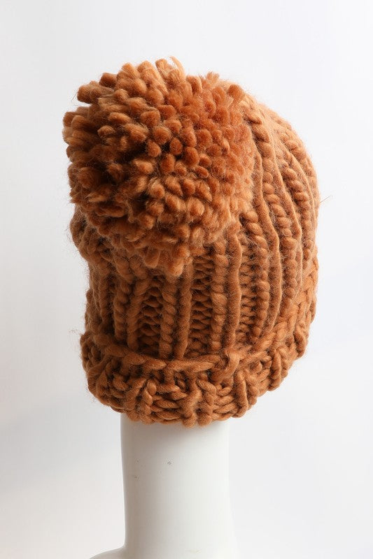Cozy and Soft Chunky Cable Knit Beanie