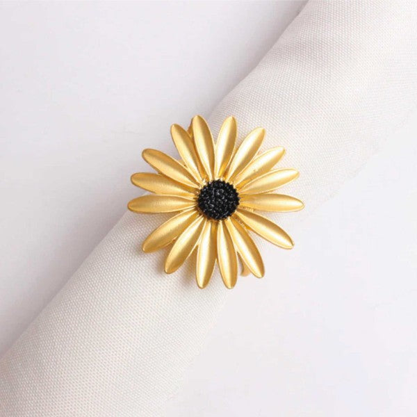 Margarita Daisy Napkin Ring - Set of 6