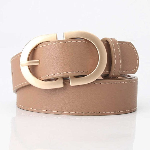 The Allie Vegan Leather Belt