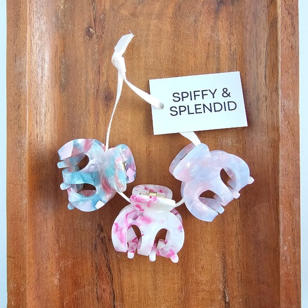 Claire Hair Claw Trio - Secret Garden