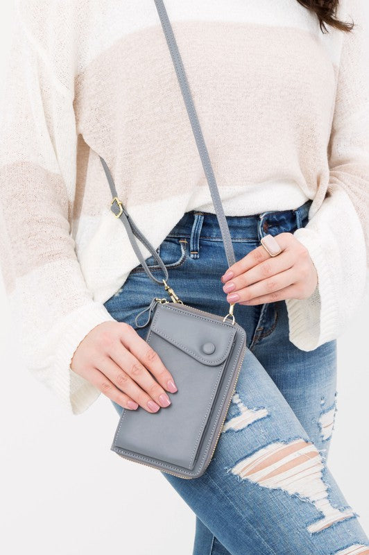 Easy On-the-Go Cross Body Convertible Wallet