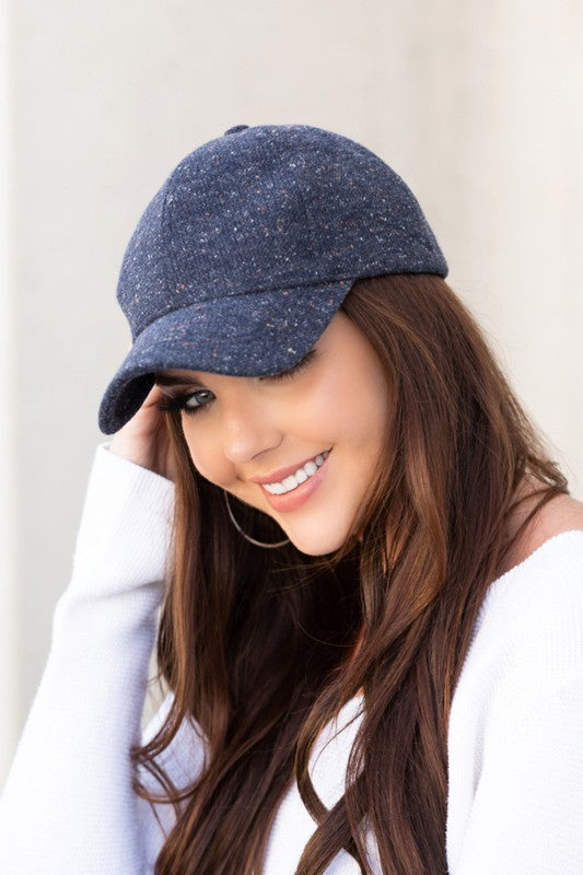 Ball Game Babe Fall Tweed Ball Cap