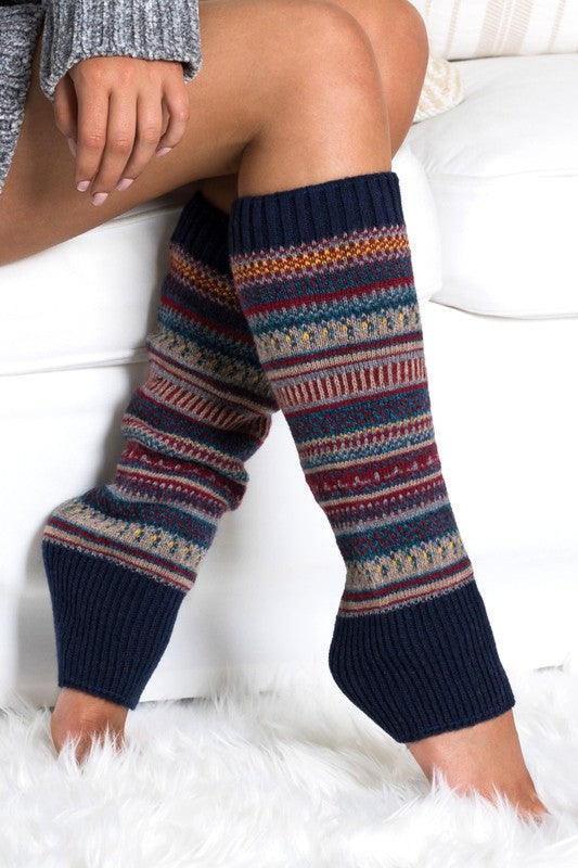 Fireside Fairisle Legwarmers