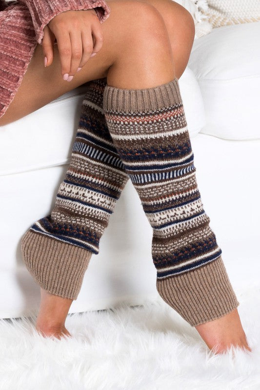 Fireside Fairisle Legwarmers