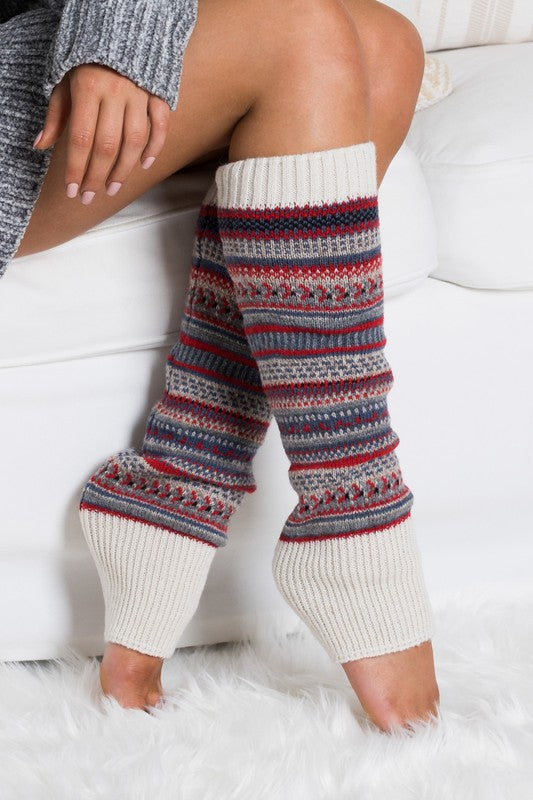 Fireside Fairisle Legwarmers