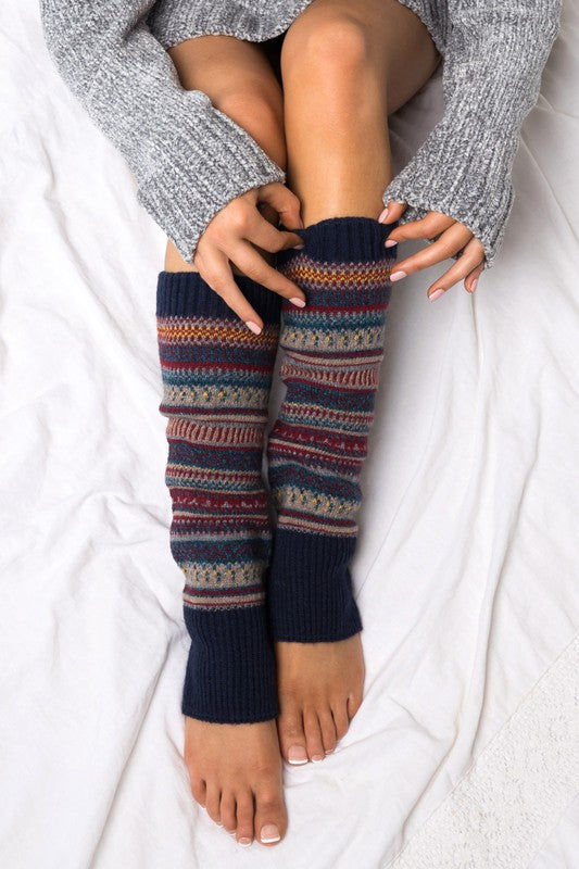 Fireside Fairisle Legwarmers