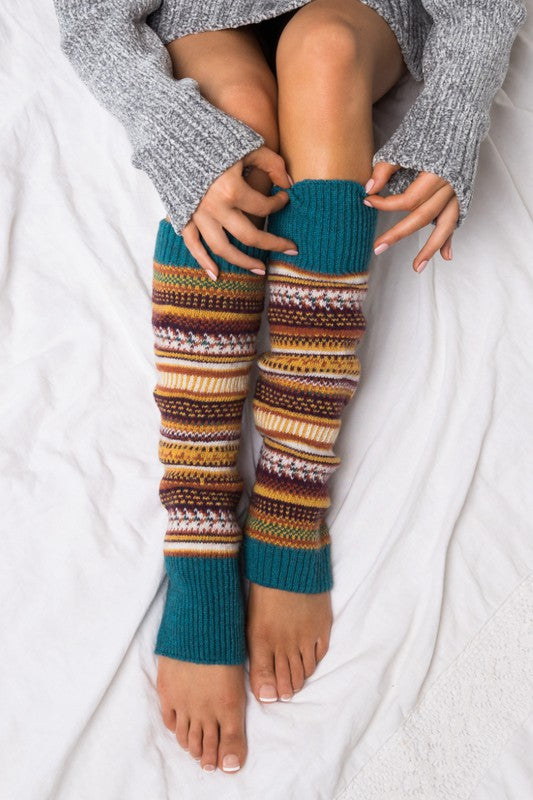 Fireside Fairisle Legwarmers