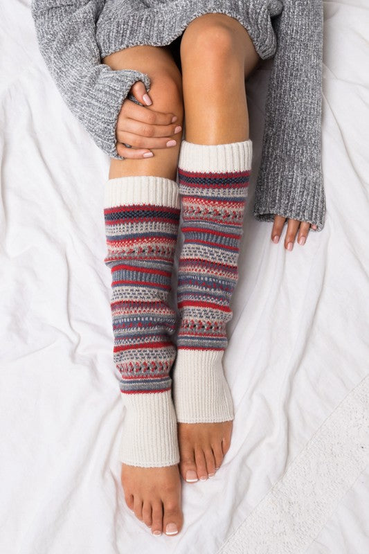 Fireside Fairisle Legwarmers