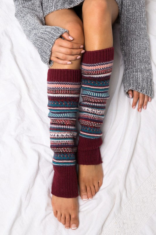 Fireside Fairisle Legwarmers