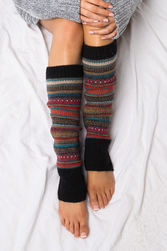 Fireside Fairisle Legwarmers