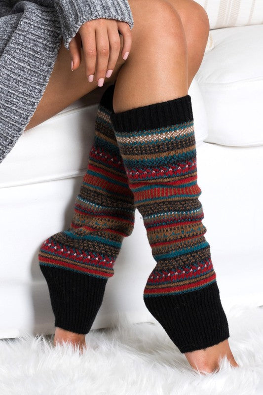 Fireside Fairisle Legwarmers