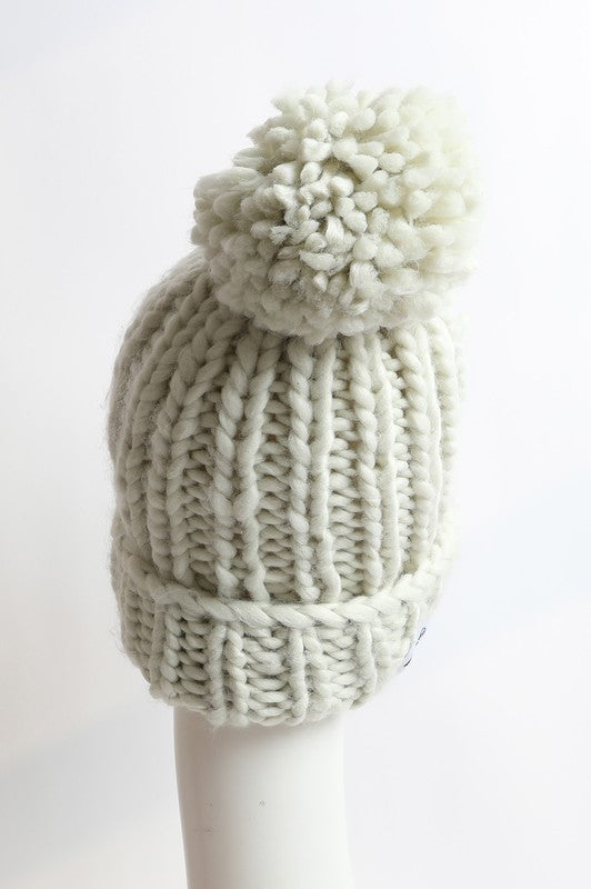 Cozy and Soft Chunky Cable Knit Beanie