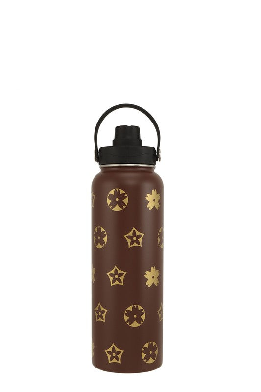 Cute and Cozy Sips On-the-Go 40oz Geometric Printed Tumbler