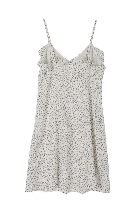 Simply Sweet Ruffle Floral Strap Dress