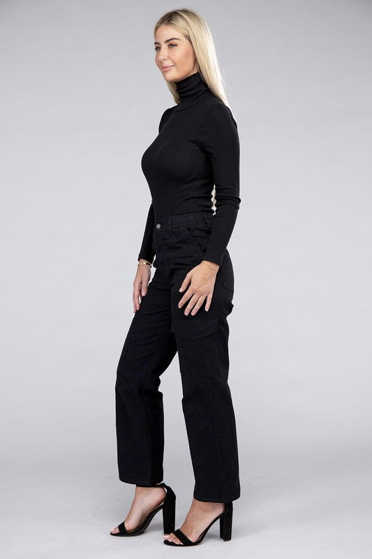 She's the Boss Everyday Wear Elastic-Waist Cargo Pants