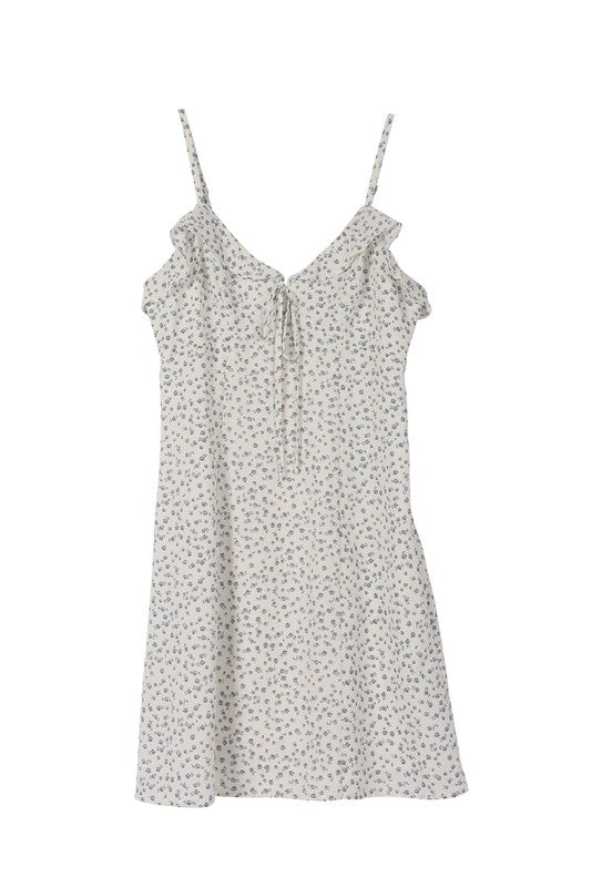 Simply Sweet Ruffle Floral Strap Dress