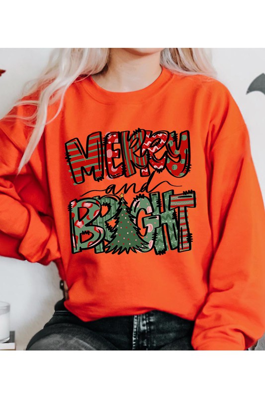 Merry and Bright Holiday Sweatshirt