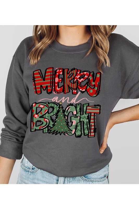 Merry and Bright Holiday Sweatshirt