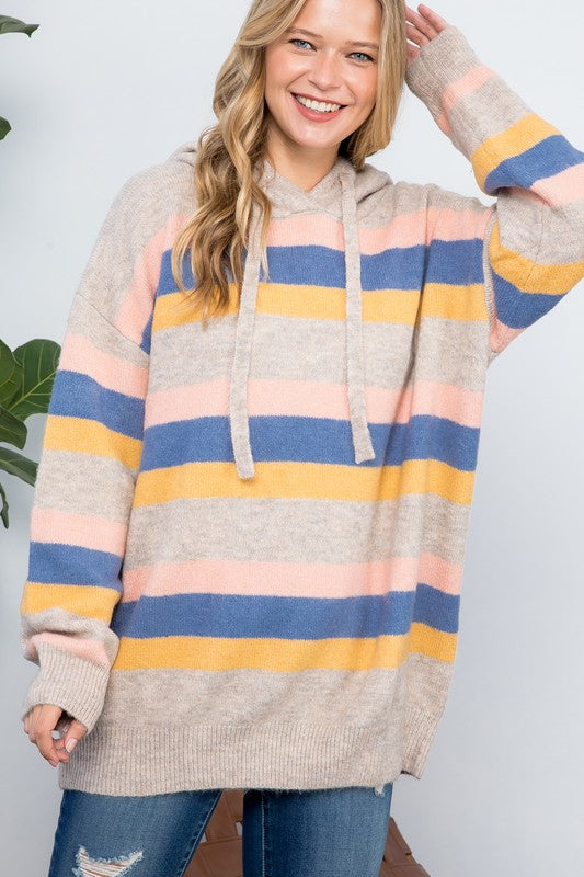 Oversized Colorful Candy Pop Hoodie